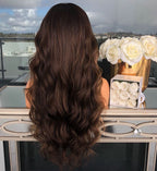 Wig Mid-point Graded High Temperature Silk Long Curly Hair Female