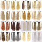 Ponytail Wig Water Wave Velcro Banding Chemical Fiber High Temperature Silk