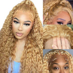 European And American Ladies Front Lace Synthetic Wigs